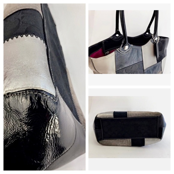 💥EUC💥♦️RARE♦️AUTHENTIC COACH F14045 BLEECKER PATCHWORK - Picture 12 of 14